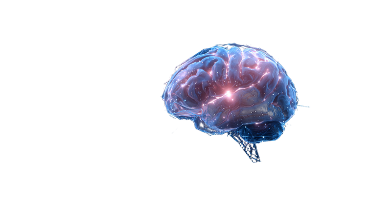 Digital Brain Hologram V2 Vinyl Car Decal Sticker – Waterproof & UV-Resistant 2.72"