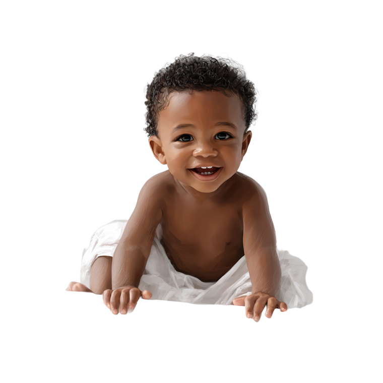 Smiling Baby Boy V10 Vinyl Car Decal Sticker – Waterproof & UV-Resistant 3.4133333333333336"