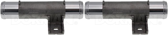 2x Dorman Radiator Coolant Hose Connector | Fits 2009-2017 Nissan Murano, Quest | Upgraded Aluminum Material for Extreme Durability