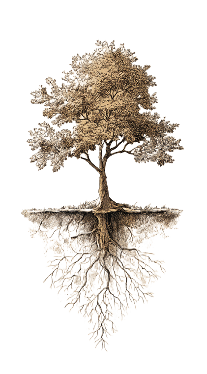 Vintage Tree Drawing Vinyl Car Decal Sticker – Waterproof & UV-Resistant 4.906666666666666"