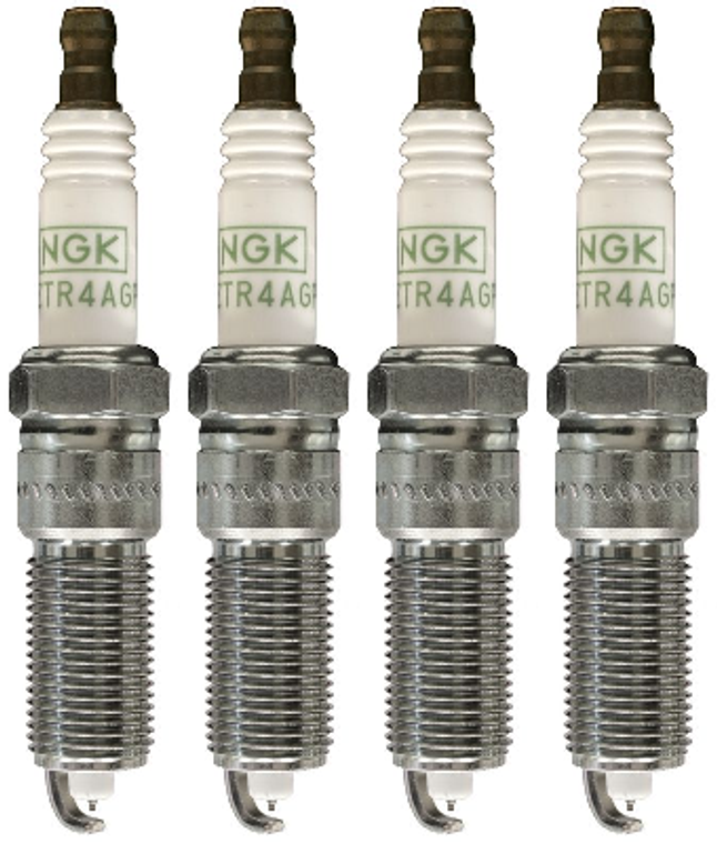 4x NGK G-Power Spark Plug | Platinum Tip | High Heat Durability | Superior Anti-Corrosion | Faster Starts