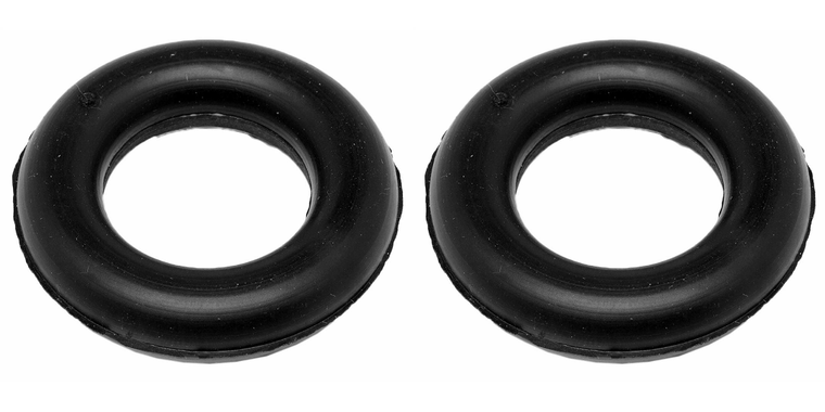 2x Premium Rubber Insulator for Exhaust System | Long Lasting Durability | OE-Style Design