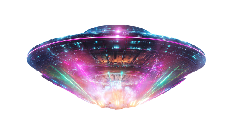 Futuristic Ufo Hovering V3 Vinyl Car Decal Sticker – Waterproof & UV-Resistant 5.4