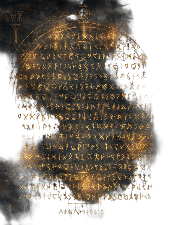 Mystical Spellbook Page Vinyl Car Decal Sticker – Waterproof & UV-Resistant 4.1066666666666665"