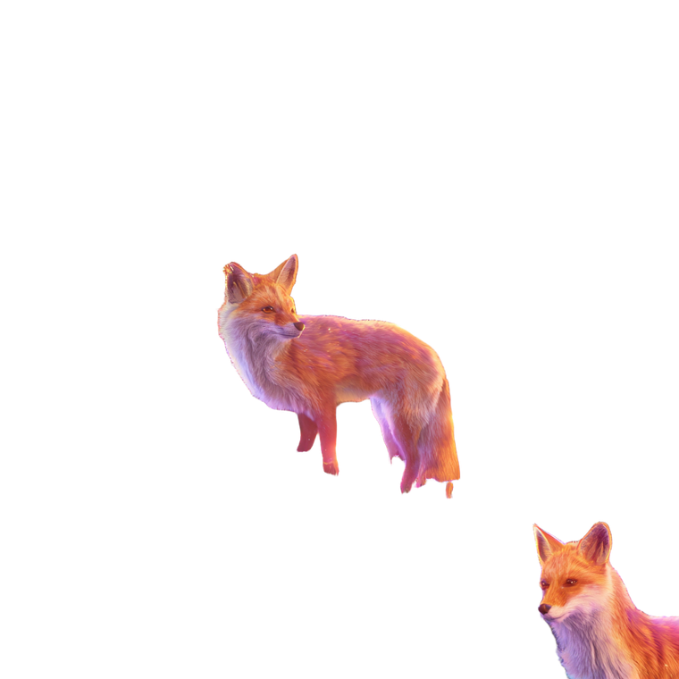 Fox With Planet Vinyl Car Decal Sticker – Waterproof & UV-Resistant 3.4133333333333336"