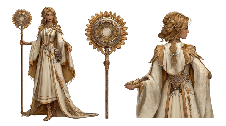 Sun Priestess V2 Vinyl Car Decal Sticker – Waterproof & UV-Resistant 5.4
