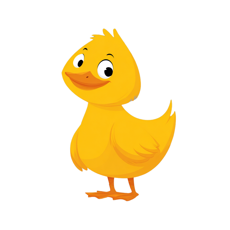 Cartoon Duck Character V6 Vinyl Car Decal Sticker – Waterproof & UV-Resistant 3.4133333333333336"
