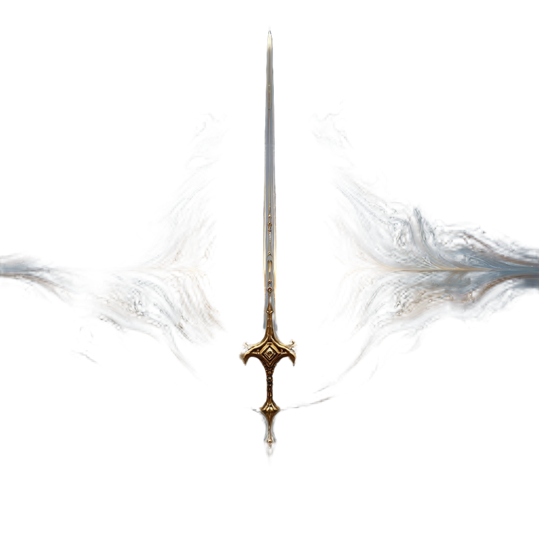 Holy Sword Shield Vinyl Car Decal Sticker – Waterproof & UV-Resistant 3.4133333333333336"