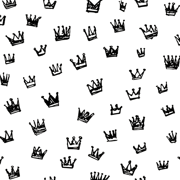 Minimalist Crown Pattern Vinyl Car Decal Sticker – Waterproof & UV-Resistant 3.4133333333333336"