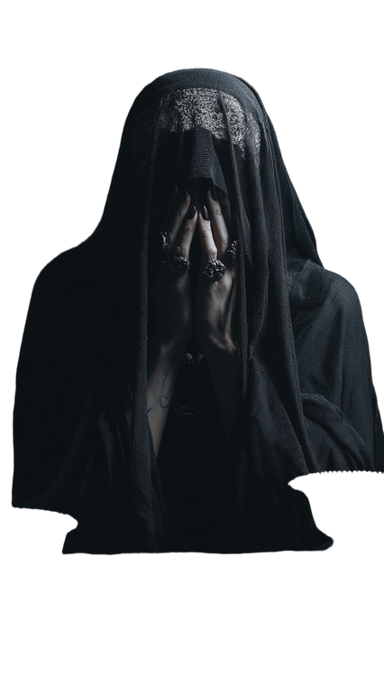 Veiled Tarot Reader V2 Vinyl Car Decal Sticker – Waterproof & UV-Resistant 9.706666666666667"