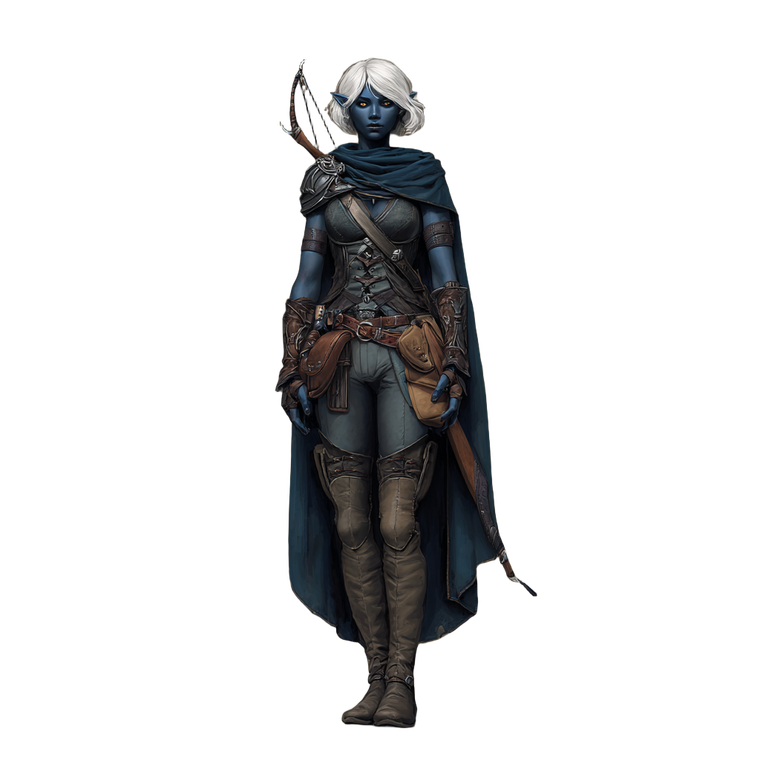 Drow Ranger Woman Vinyl Car Decal Sticker – Waterproof & UV-Resistant 3.4133333333333336"