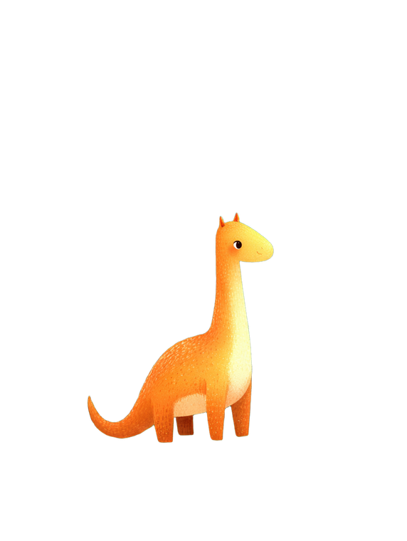 Cute Baby Dinosaur V7 Vinyl Car Decal Sticker – Waterproof & UV-Resistant 4.1066666666666665"