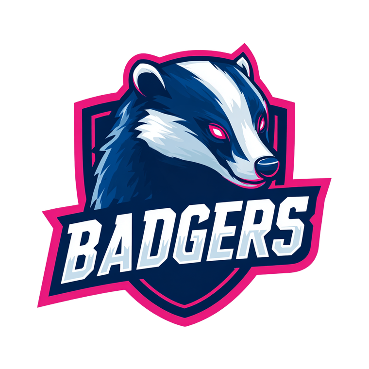 Badger Team Logo Vinyl Car Decal Sticker – Waterproof & UV-Resistant 6.826666666666667"