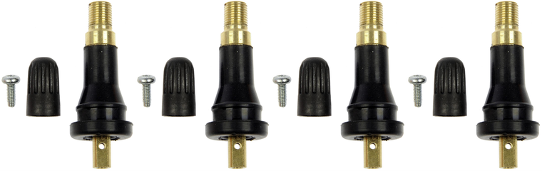 4x Replace TPMS Sensor Kit | Trustworthy Construction | Dorman Valve Stem Kit