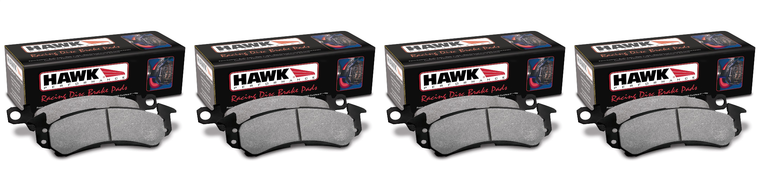 4x Hawk Performance DR-97 Brake Pad Set | Racing Compound for Aluminum Rotors -Set of 4