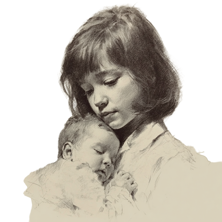 Mother And Baby V104 Vinyl Car Decal Sticker – Waterproof & UV-Resistant 3.4133333333333336" Mother And Baby V104 Vinyl Car Decal Sticker – Waterproof & UV-Resistant 3.4133333333333336"