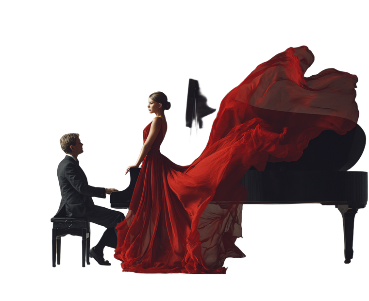 Elegant Couple Portrait V11 Vinyl Car Decal Sticker – Waterproof & UV-Resistant 6.613333333333333"