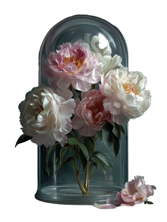 Translucent Peony Capsule Vinyl Car Decal Sticker – Waterproof & UV-Resistant 4.1066666666666665"