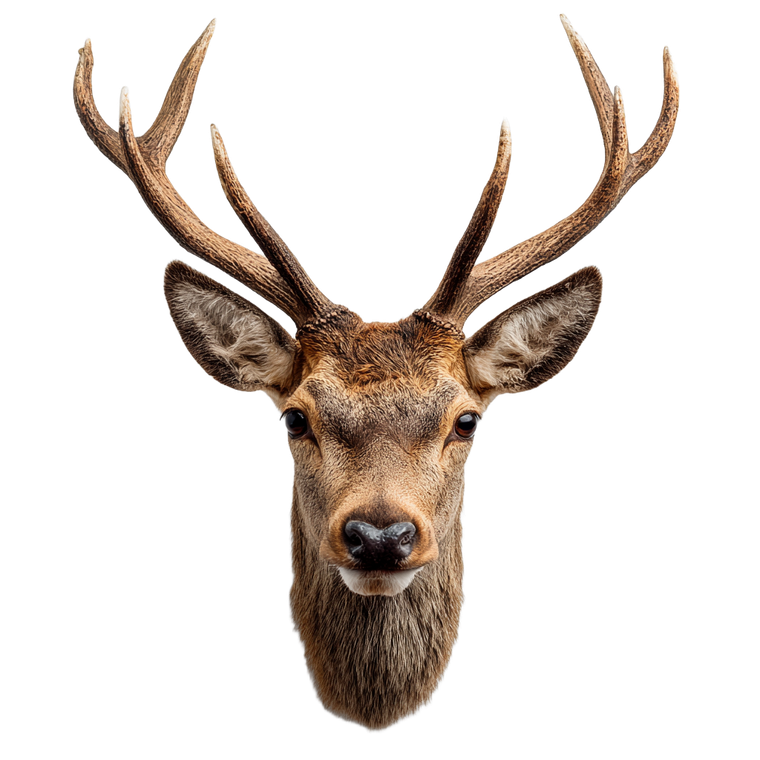 Deer Face Vinyl Car Decal Sticker – Waterproof & UV-Resistant 6.826666666666667"