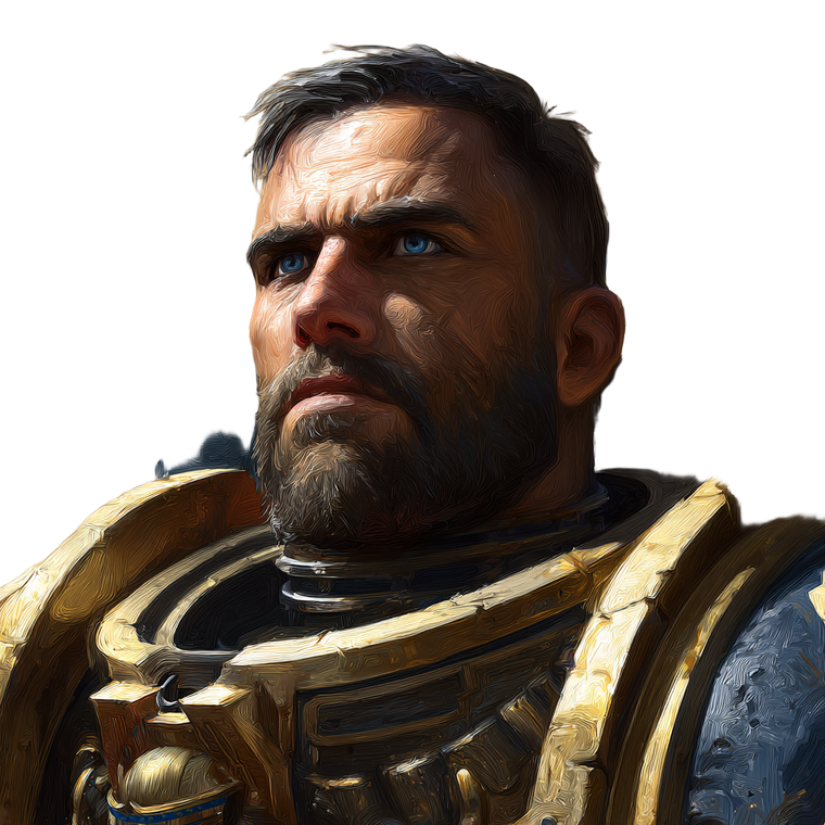 Space Marine Portrait V11 Vinyl Car Decal Sticker – Waterproof & UV-Resistant 3.4133333333333336"