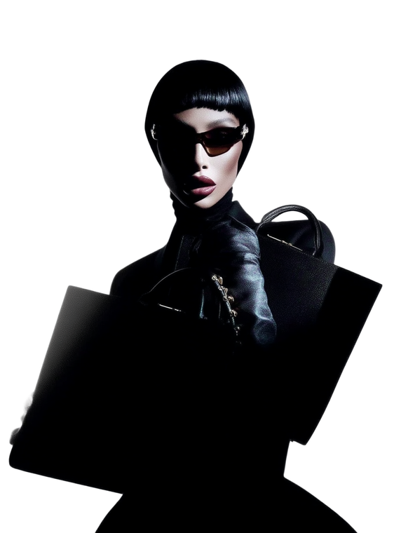 Prada Fashion Campaign Vinyl Car Decal Sticker – Waterproof & UV-Resistant 8.213333333333333"
