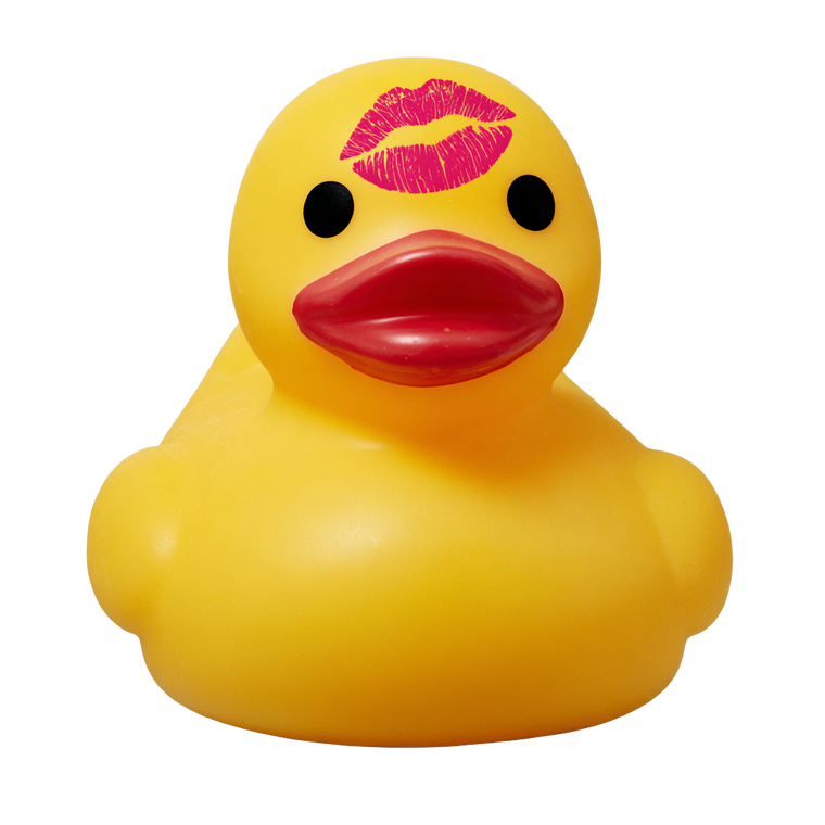 Kissed Rubber Duck Vinyl Car Decal Sticker – Waterproof & UV-Resistant 6.826666666666667"