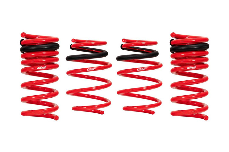 Extreme Style, Race Car Handling | Red Lowering Kit for Dodge Challenger