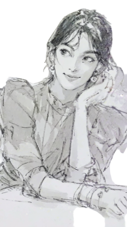 Kind Woman Portrait Vinyl Car Decal Sticker – Waterproof & UV-Resistant 9.706666666666667"