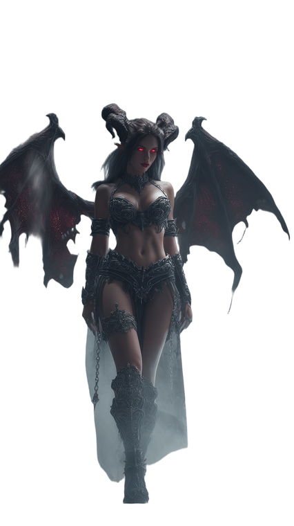 Dark Fantasy Succubus V3 Vinyl Car Decal Sticker – Waterproof & UV-Resistant 9.706666666666667"