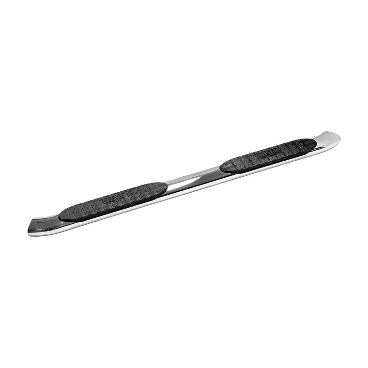 Westin Automotive PRO TRAXX  5 Inch Oval Bent Nerf Bar for Dodge Ram 1500 | Stylish Stainless Steel Bars with Welded End Caps