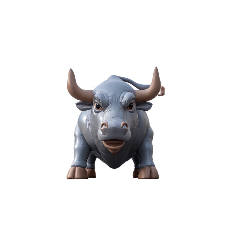 Inflatable Bull Moscow Vinyl Car Decal Sticker – Waterproof & UV-Resistant 3.4133333333333336"