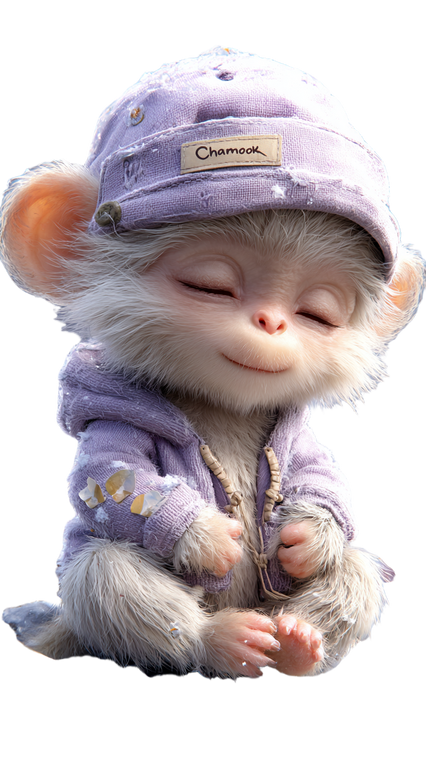 Stylish Meditating Monkey Vinyl Car Decal Sticker – Waterproof & UV-Resistant 9.706666666666667"