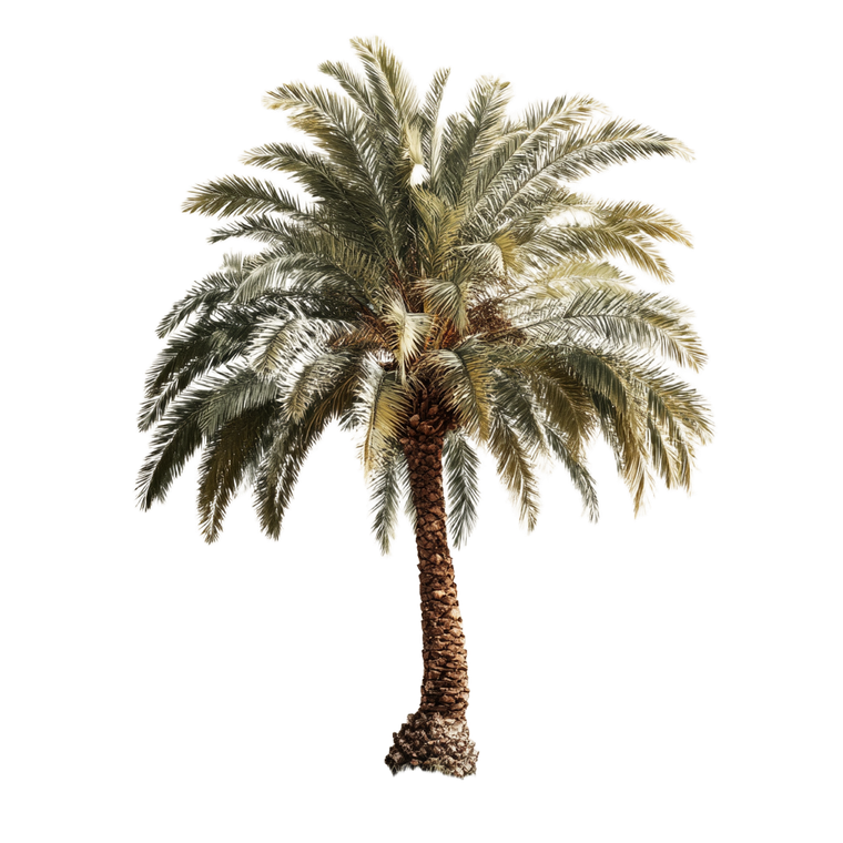 Arabic Palm Tree Vinyl Car Decal Sticker – Waterproof & UV-Resistant 3.4133333333333336"