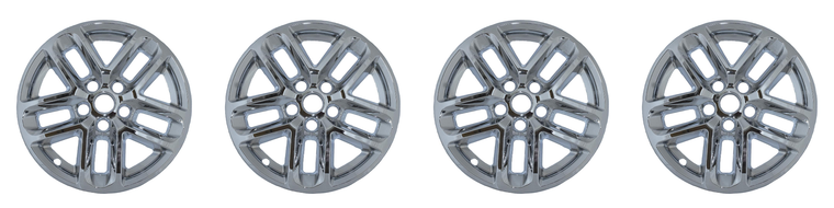 4x Upgrade Your Jeep Grand Cherokee | Snap-On Wheel Skin Set | 18 Inch Chrome Plated | Set Of 4