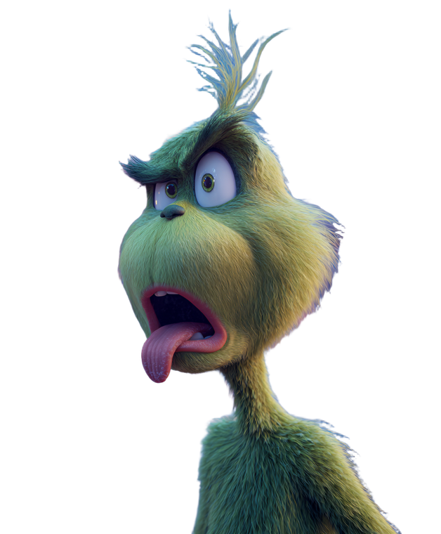 Disgusted Grinch Close-Up Vinyl Car Decal Sticker – Waterproof & UV-Resistant 8.0"