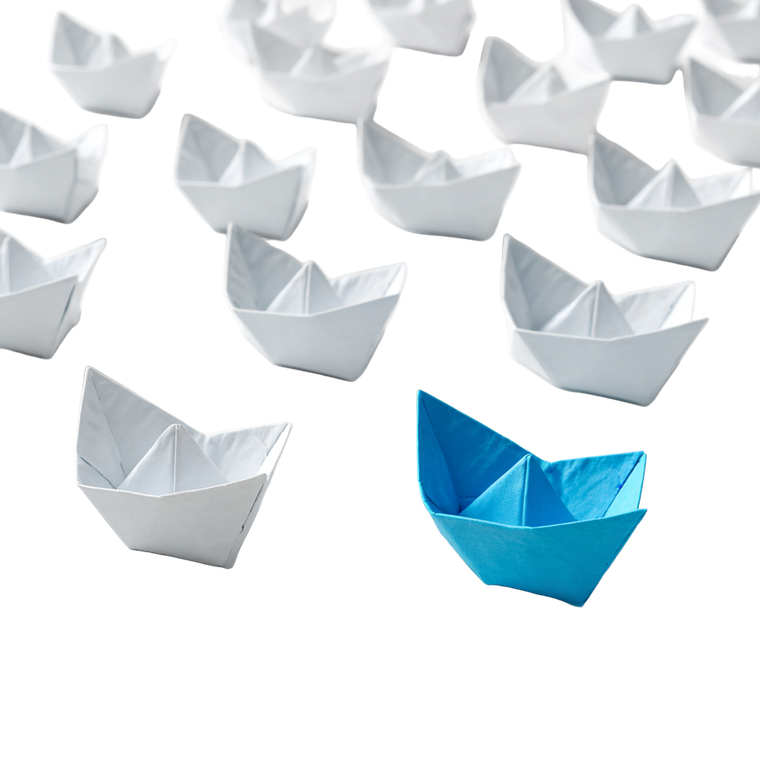 Blue Boat Leader Vinyl Car Decal Sticker – Waterproof & UV-Resistant 6.826666666666667"