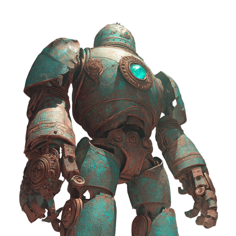 Bronze Golem Foundry Vinyl Car Decal Sticker – Waterproof & UV-Resistant 6.826666666666667"