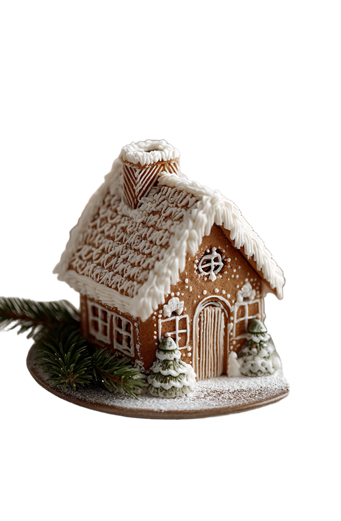 Gingerbread House V2 Vinyl Car Decal Sticker – Waterproof & UV-Resistant 4.4