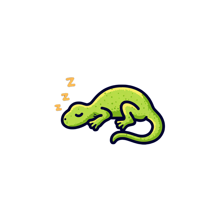 Lazy Lizard Logo Vinyl Car Decal Sticker – Waterproof & UV-Resistant 3.4133333333333336"