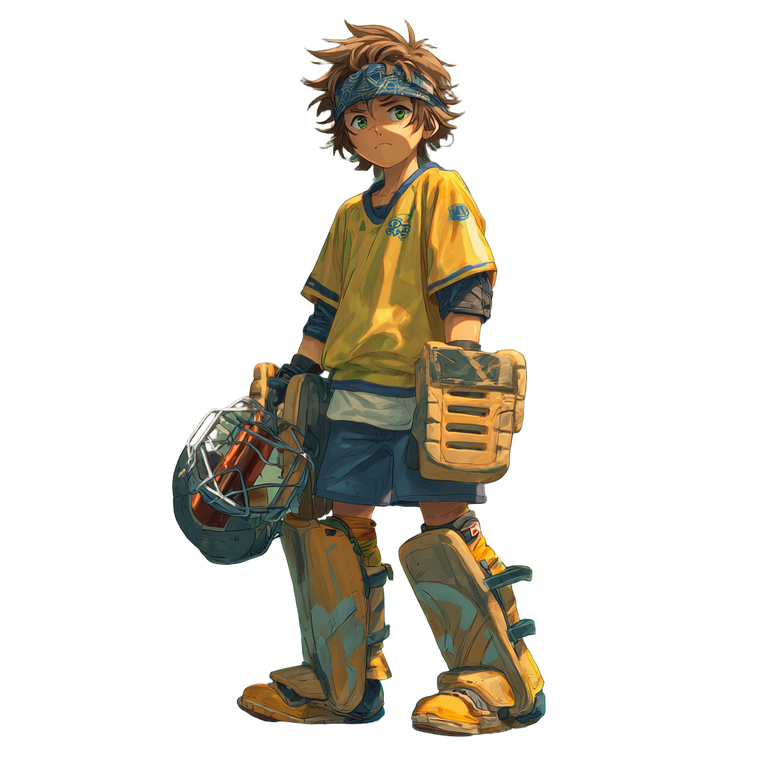 Anime Goalkeeper Boy Vinyl Car Decal Sticker – Waterproof & UV-Resistant 3.4133333333333336"