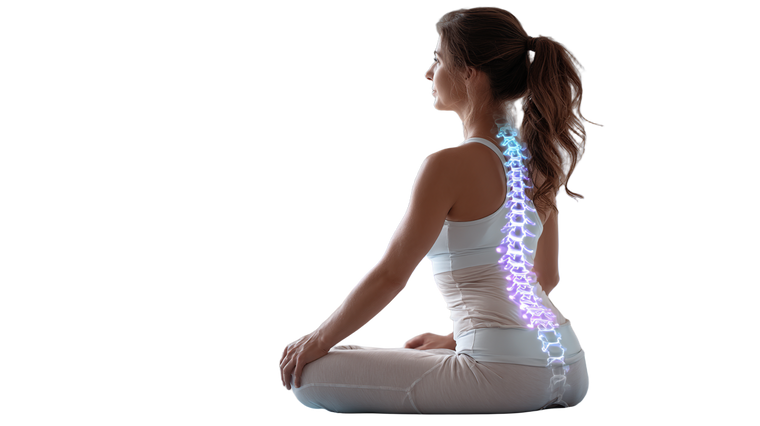 Yoga Pose Vertebrae Vinyl Car Decal Sticker – Waterproof & UV-Resistant 5.4