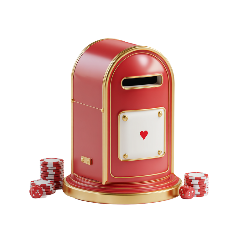 Poker Chip Mailbox Vinyl Car Decal Sticker – Waterproof & UV-Resistant 3.4133333333333336"