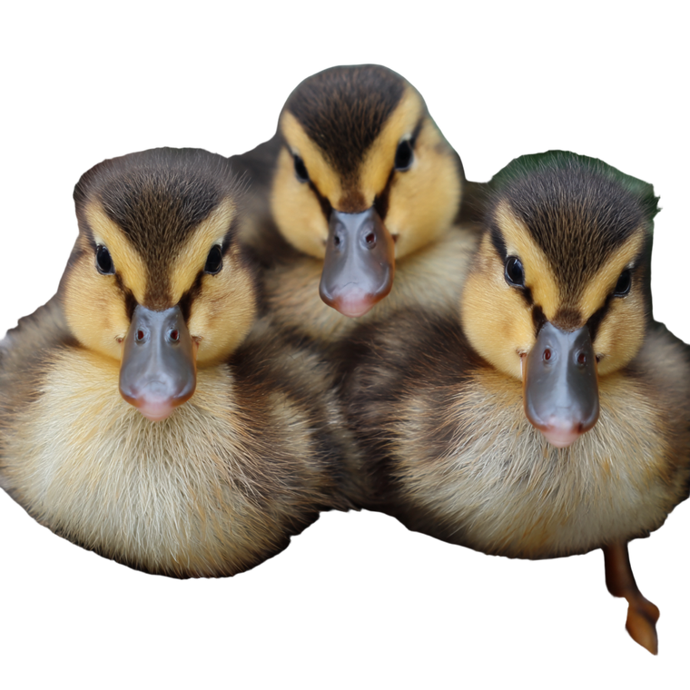 Ducklings Swimming Vinyl Car Decal Sticker – Waterproof & UV-Resistant 3.4133333333333336"