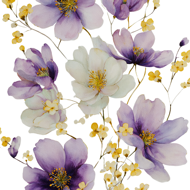 Watercolour Flower Arrangement Vinyl Car Decal Sticker – Waterproof & UV-Resistant 3.4133333333333336"