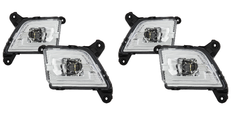 2x Enhance Your Visibility | LED Fog Lights For 2019-2020 Chevy Silverado 1500 | Set Of 2