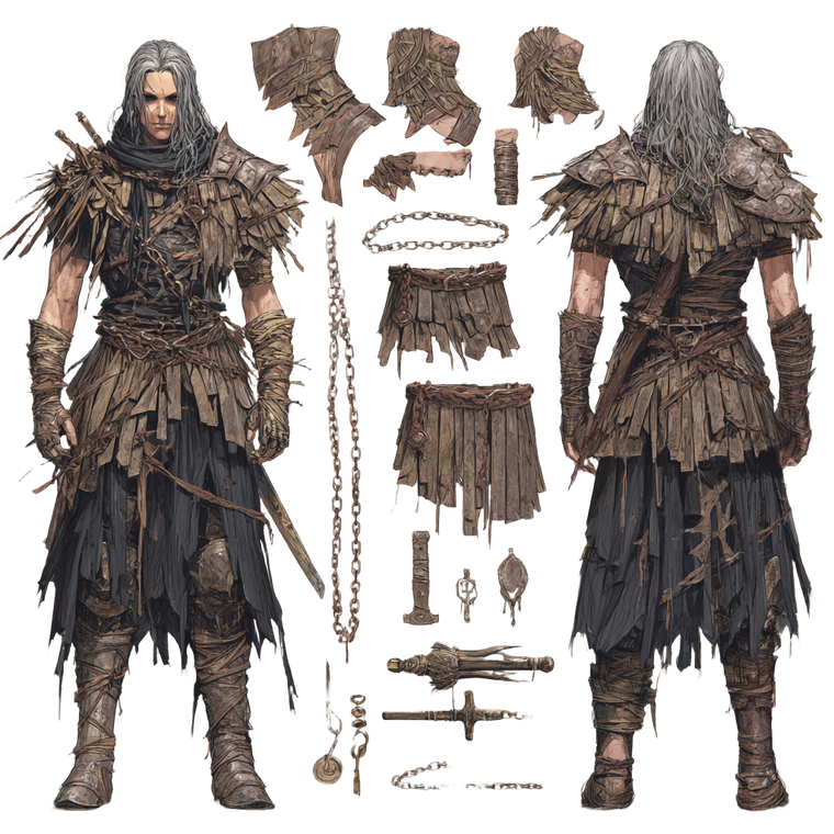Fantasy Warrior Concept V4 Vinyl Car Decal Sticker – Waterproof & UV-Resistant 3.4133333333333336"