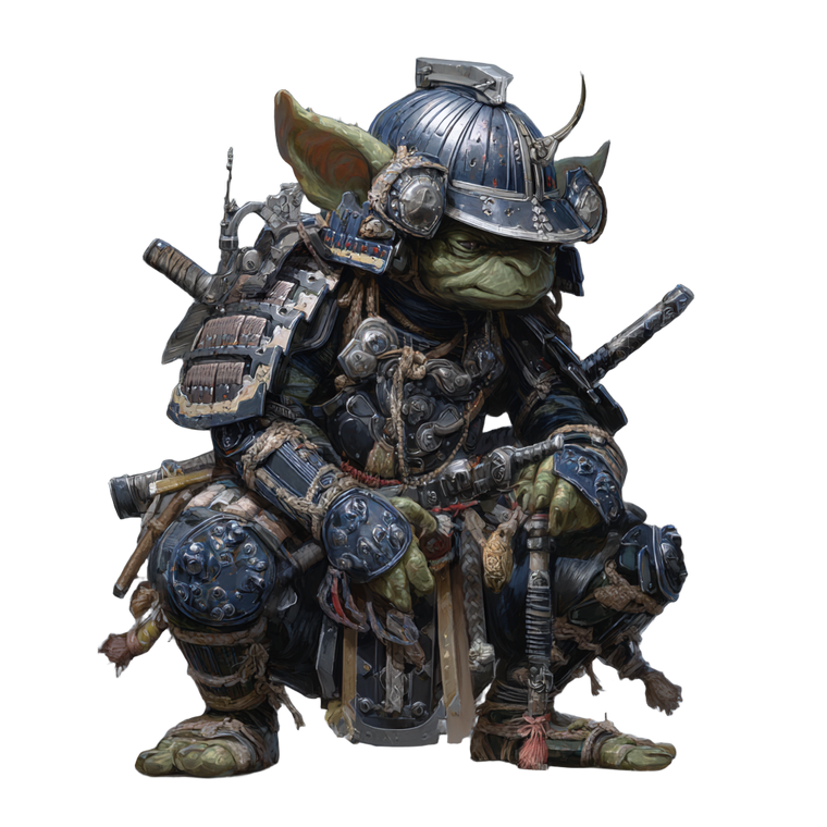 Goblin Space Armor Vinyl Car Decal Sticker – Waterproof & UV-Resistant 3.4133333333333336"