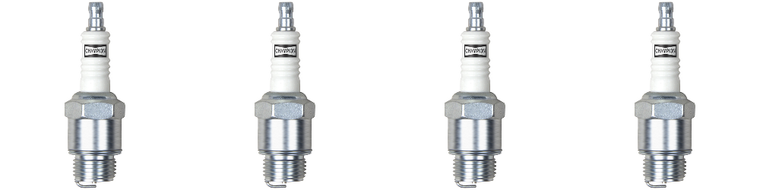 4x Rev Up Your Engine with Champion Spark Plug | For High Compression and Aggressive Environments