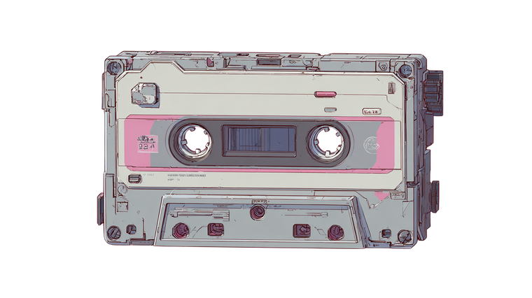 Cassette Futurism Player Vinyl Car Decal Sticker – Waterproof & UV-Resistant 2.72"