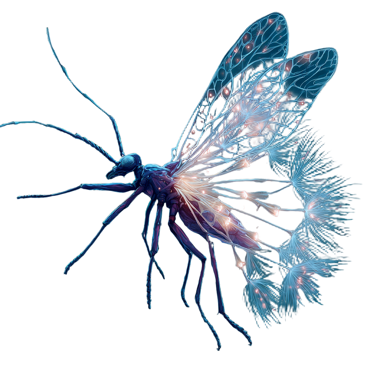 Glowing Dandelion Bug Vinyl Car Decal Sticker – Waterproof & UV-Resistant 3.4133333333333336"